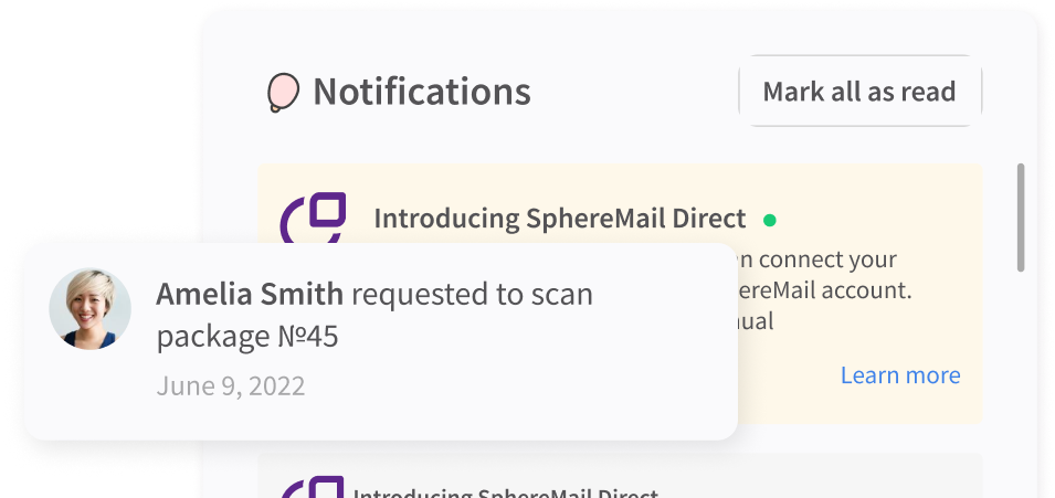 Text and email notifications